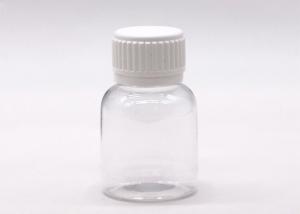 Quality 50ml Transparent PET Healthcare Packaging Bottles Round Or Customized Shape wholesale
