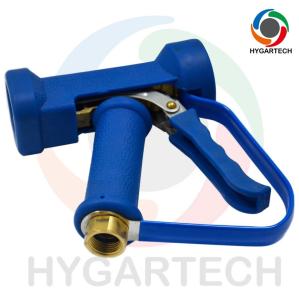 Quality Brass Industrial Water Gun With Trigger Safty Protection Loop For Hot Water Garden Cleaning Washdown Cleaning wholesale