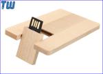 Wooden Credit Card 1GB Pendrives Flash Card 3D Laser Engraved Logo