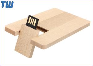 Quality Wood Card Twister 4GB USB Stick Drive Plan Face Full Color Printing wholesale