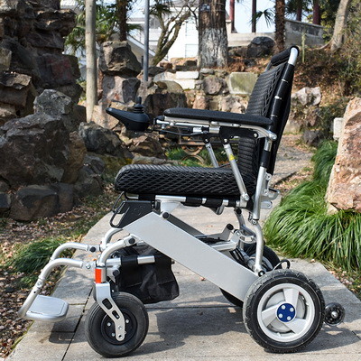 Brushless Lightweight Foldable Electric Wheelchair Lithium