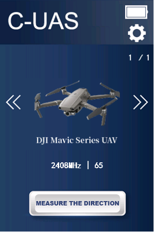 2.4G 5.8G 5.2GHz Frequency Band Drone Detector Handheld Quickly Identify