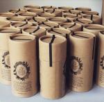 Velvet Pillow Biodegradable Paper Tubes , Recycled Cardboard Tube Packaging