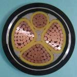 Copper conductor standing wire hdpe outer sheath armoured power cable