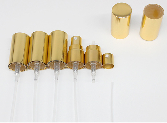 Cylindrical Perfume Bottle Tops Aluminium 24mm Plastic Caps Customized