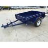 Buy cheap Undercoated 750KG 7x4 Single Axle Painted Trailer Lockable Plunger Coupling from wholesalers