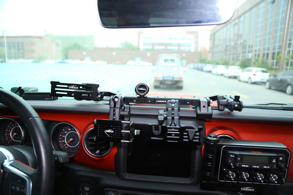 High- Center Console Dashboard Phone Holder Mount for Jeep Wrangler Accessory Bracket B High-