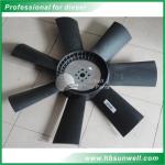 Dongfeng Cummins ISLe Engine spare parts fan C3911324