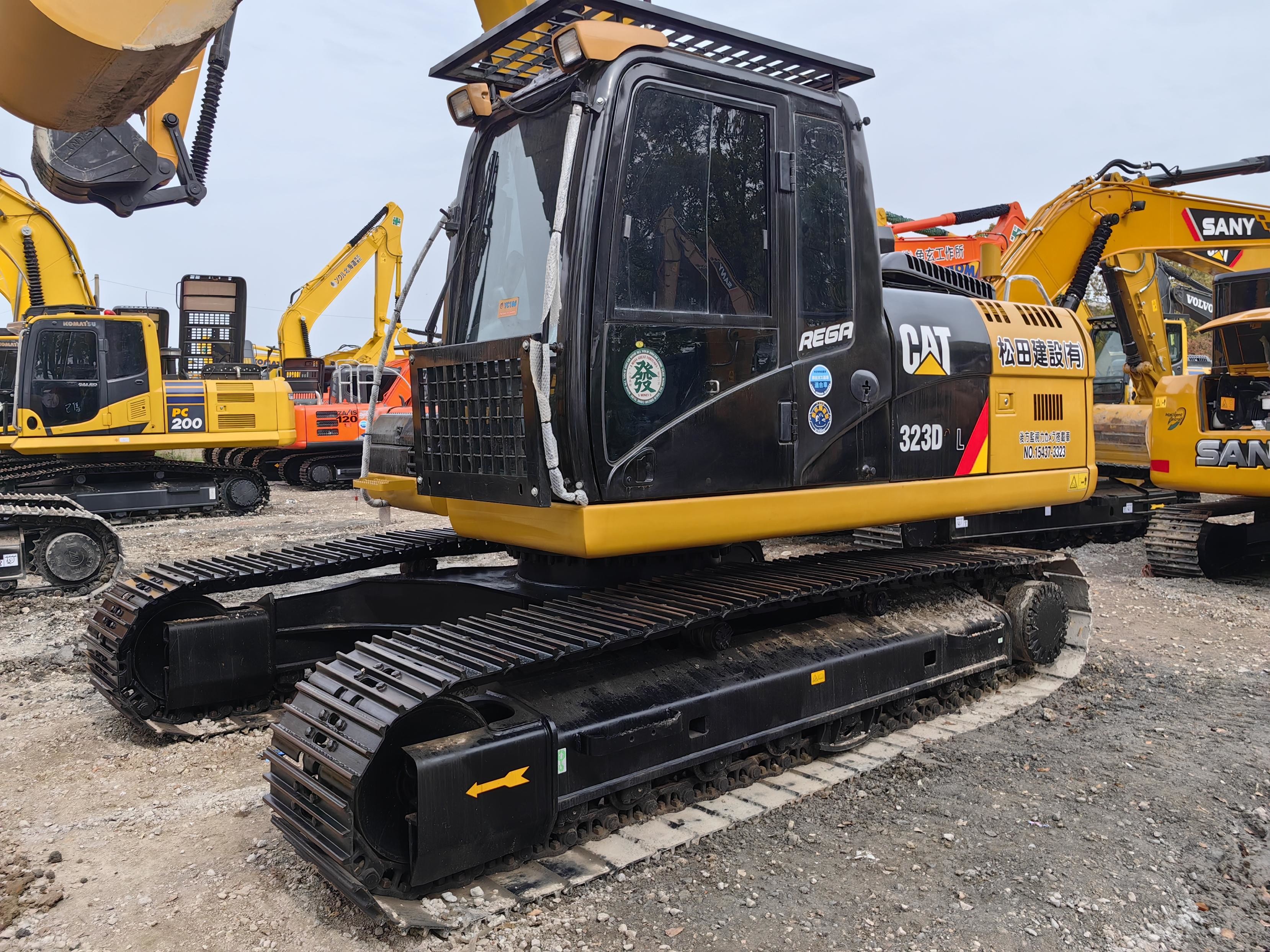 323d2 323dl Used CAT Excavators Heavy Machine 22500kg Used Excavator Machine