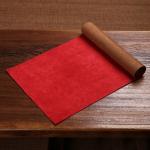 Placemat for Tea table, Coffee table.Table plate Mat, Two tone Sueded fabric