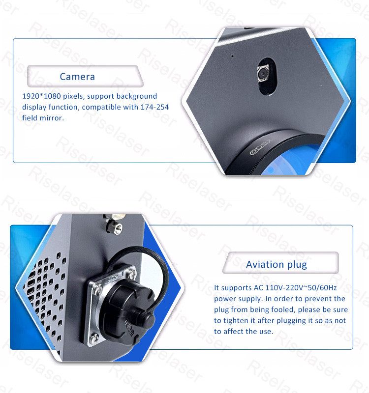 All In One Small Fiber Laser Marking Machine 1064nm Wavelength AIO Pro 20W