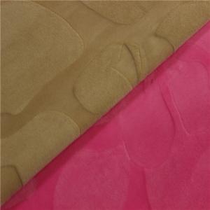 Quality Commercial Non Slip Textile Upholstery Fabrics Embossed Minky Fabric wholesale