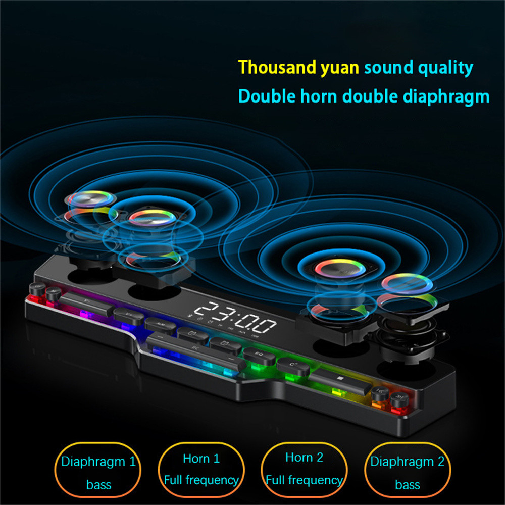 Uninterrupted DC 5V TV Wireless Soundbar Speaker For Home Theater System