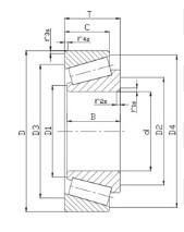 Standard P5 Precision Tapered Roller Ball Bearings 32322