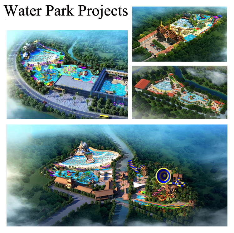 Adult Large Outdoor Aqua Park Best Water Slides