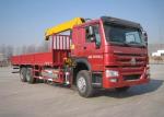 High Performance Telescoping Boom Truck Mounted Crane 6X4 290HP 14.5m Lifting