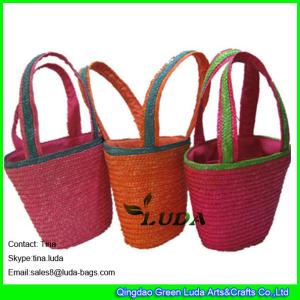 Quality LUDA cheap handbags online small ladies wheat straw bags wholesale wholesale