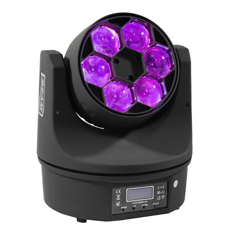 Outdoor Party Laser Stage Disco Light with 6pcs Small Bee Eyes LED Moving Head Beam