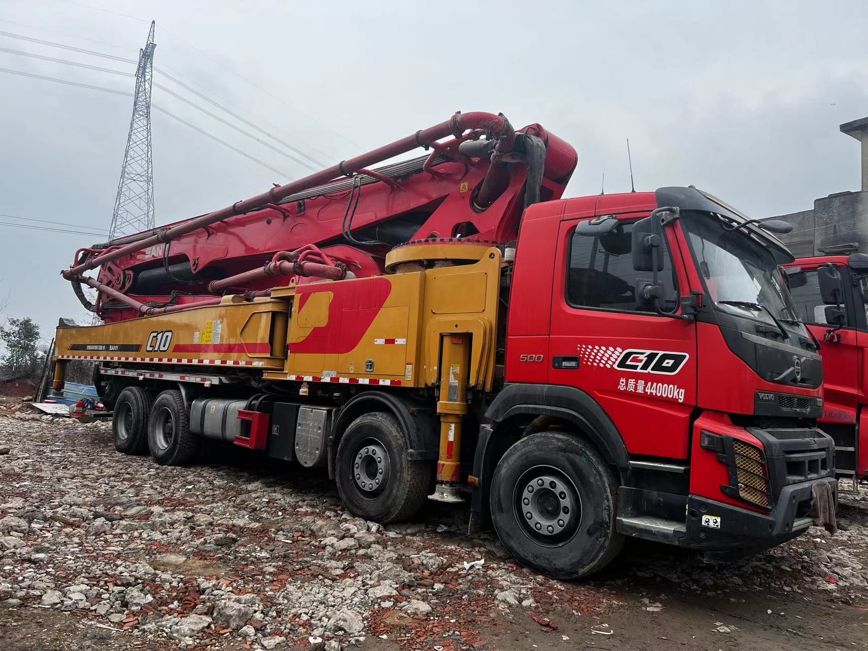 62m Used Concrete Pump Truck For Heavy Duty And High Pressure Pumping
