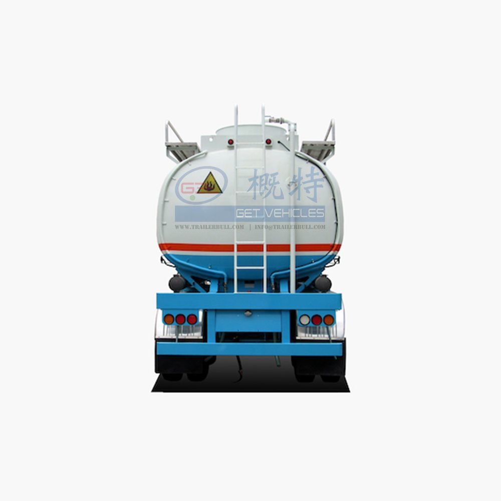 3 Axles 40000L 27t Payload 4 Compartments Carbon Steel Fuel or Refuel Tank Semi Trailer with Fuwa Axle 13t and Air Bag Spring Suspension for Diesel Fuel Jet