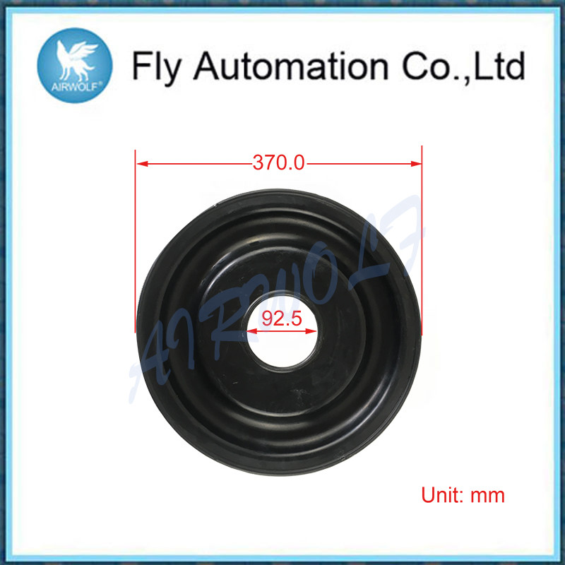 Pneumatic Double Diaphragm Repair Kit Black Color Nitrile Husky 3300 3"