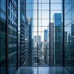 Premium Low E Insulated Glass Facade Soundproof Office Building Curtain Wall