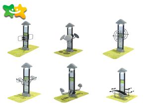 Quality Stainless Steel Outdoor Park Exercise Equipment , Public Park Gym Equipment Customized wholesale