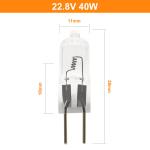 22.8V 40w Halogen Bulb G6.35 Quartz Iodine Lamp OSRAM 64291 XIR Replacement