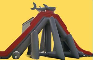 Quality Summer Crazy Hot Inflatable Slides Adult N Kids Toboggan Inflatable Aqua Slide wholesale