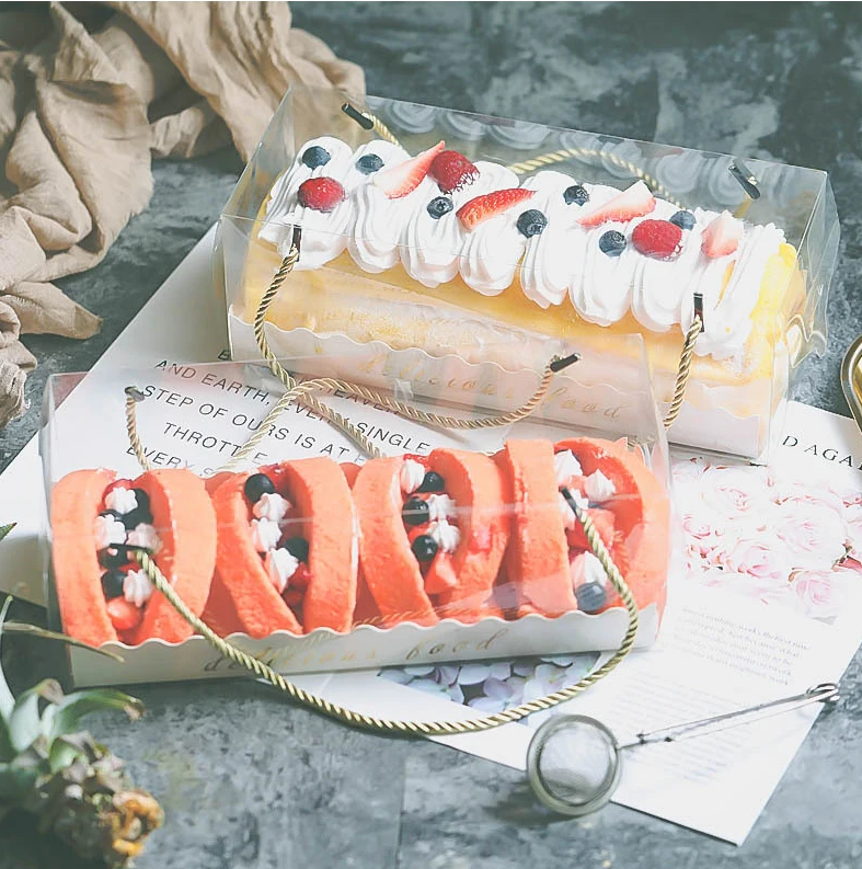 Acceptable Customer's Logo Custom Print Pastry Box for Donut Sushi Cake Spicy Sauce