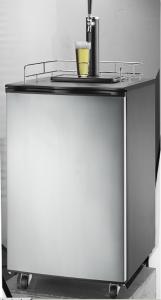 Quality Electricity Beverage Cooler Refrigerator , Beer Keg Cooler Dispenser 170L wholesale