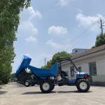 Green Mini Agriculture Tractor Articulated Steering With Golden Fish Engine