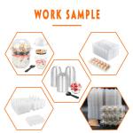 PLA PE BOPS Flower Pot Vacuum Pressure Forming Machine 2mm Thickness 198KW