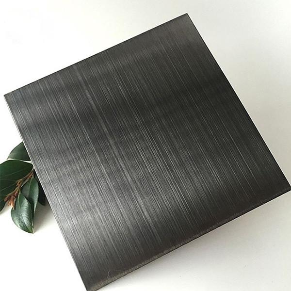 80mm 201 Colored Stainless Steel Sheet Plate Brushed Titanium