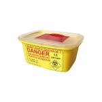 Disposable Yellow Medical Square Sharps Containers
