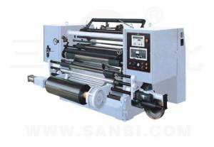 Quality PLC 15kw PE / PVC Slitting Rewinding Machine With slip force adjustable wholesale