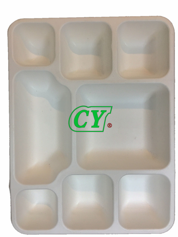 Smart Disposable Paper Pulp Molding Food Tray Producing Machine With Two Robot Arms