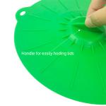 Food Standard Decorative Reusable Microwave Oven Safe Silicone Rubber Pot Cover