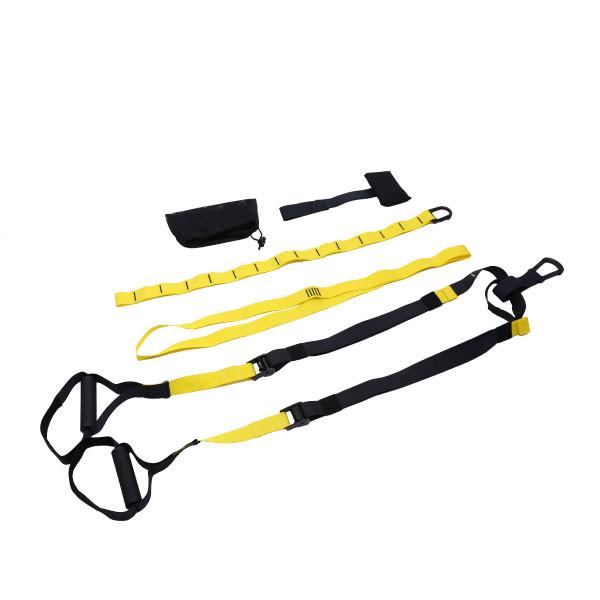 Indoor 2 Belts Long Resistance Bands , 210CM Suspension Trainer Bands