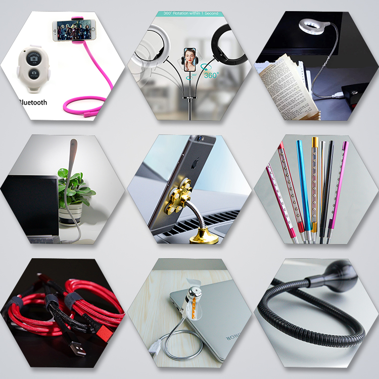 20mm Flex Gooseneck Pipe Lacquer Gooseneck Webcam Stand