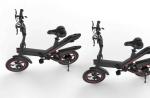 Collapsible Electric Commuter Bike , Electric Powered Bicycles Inflated Tire