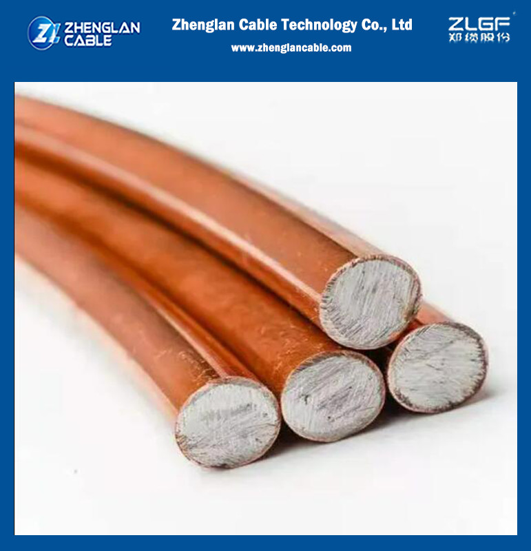 High Strength Stranded CCS Copper Clad Steel Wire Size 0.08mm-4.0mm CCS Copper Wires