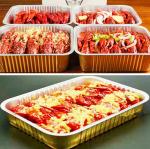 2800ml rectangular aluminum foil sealed box