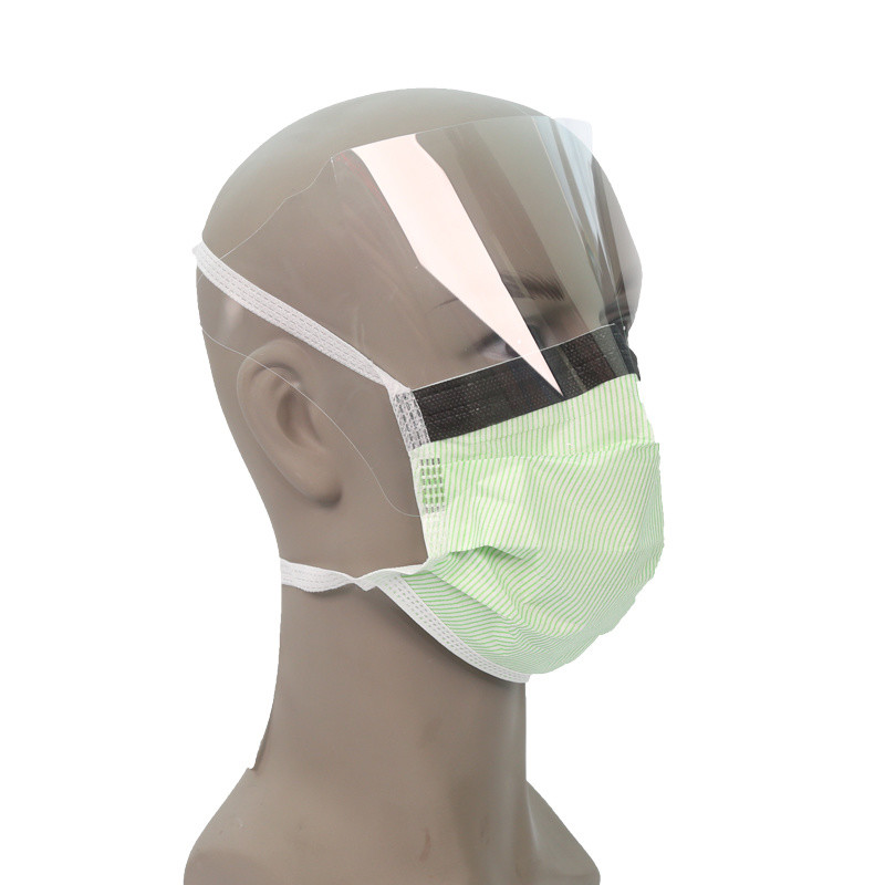 Anti Fog 4 Ply FMS Disposable Medical Mask With Eye Shield