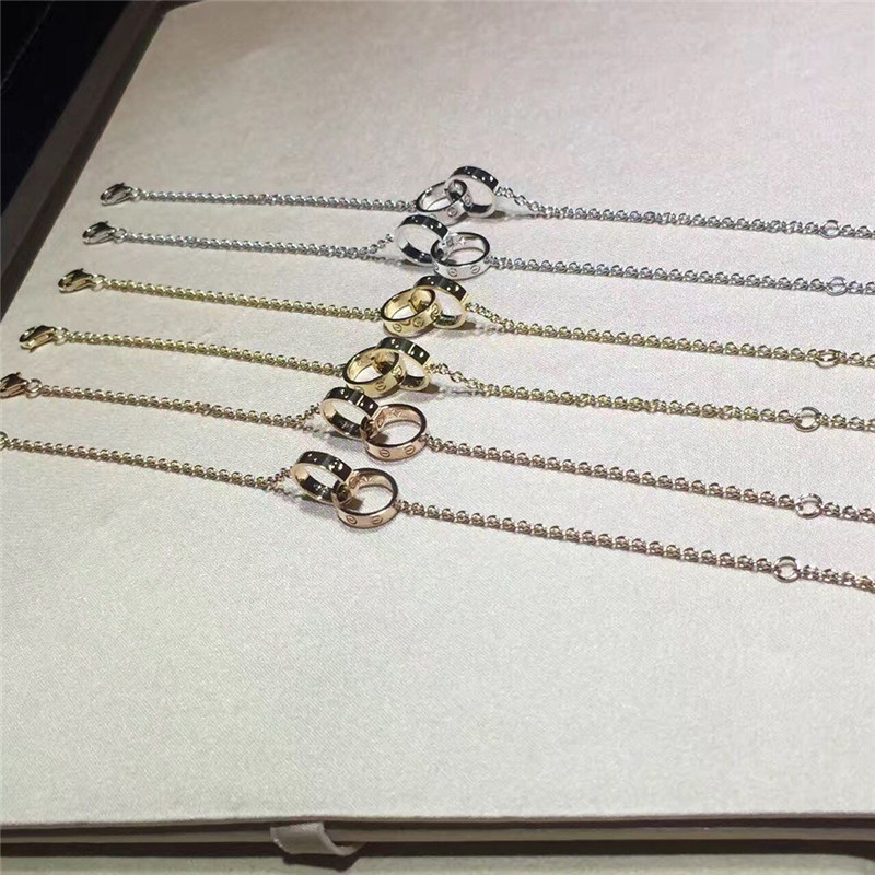 C love bracelet 18k gold white gold yellow gold rose gold diamond bracelet Jewelry factory in Shenzhen, China