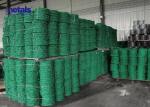 Galvanized 12.5 Gauge Single Strand Barbed Wire Fence Roll Pvc Coated Barbed