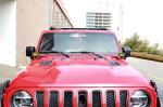 Aluminum Alloy Black LED Driving Light Bracket A Pillar Mount for Jeep Wrangler