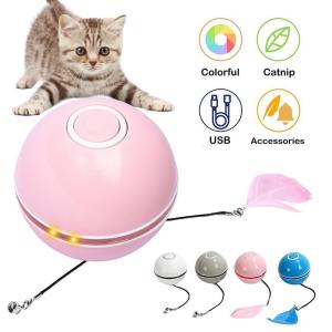 Quality Pink Teaser Ball Dog Toy Electric Dog Teaser Ball Interactive Pet Toys wholesale