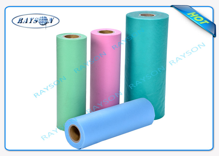 Pink Disposable Medical Non Woven Cloth 100% Raw Material Environmental