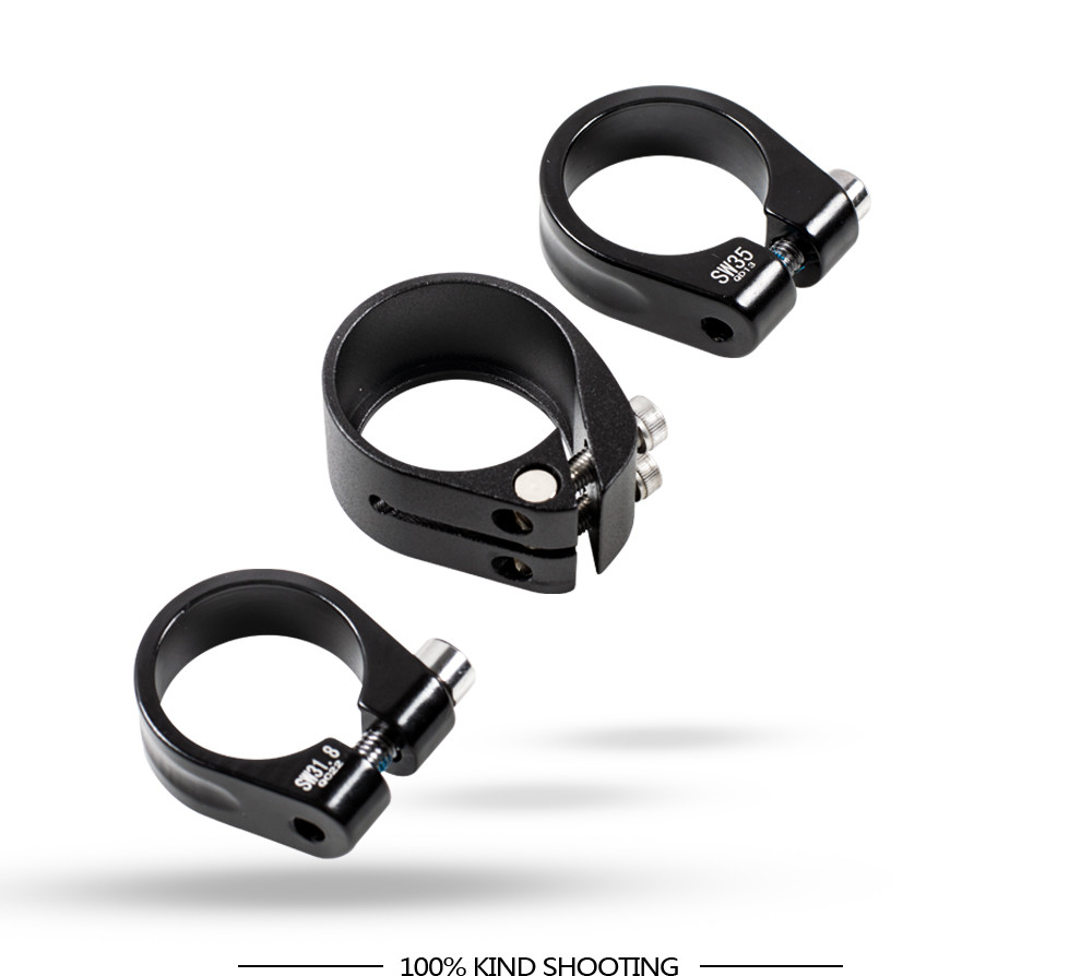 Mountain Road Bicycle Seat Clamp 7075 T6 Aluminum Alloy Black